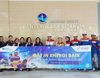 PGN Pasok Gas Bumi ke RS Panti Wilasa Citarum Semarang