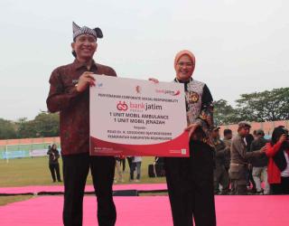 CSR Bank Jatim Dukung Sektor Pendidikan & Kesehatan Bojonegoro