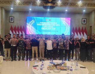 Pengurus PWI Jamber Resmi di Kukuhkan.  Bupati Jember : Kami Siap di Kritik