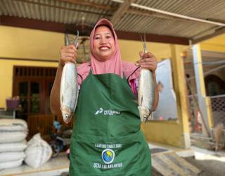 Pertamina Dorong Kemandirian Ekonomi Kampung Cabut Duri Sidoarjo