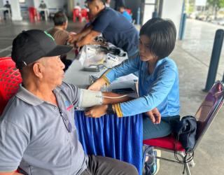 TPK Bitung Gelar Pemeriksaan Kesehatan Gratis Untuk TKBM