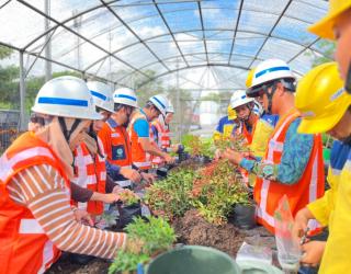 Peduli Lingkungan, Transformasi Hijau TPK Banjarmasin Beri Edukasi dan Pelatihan Pembibitan