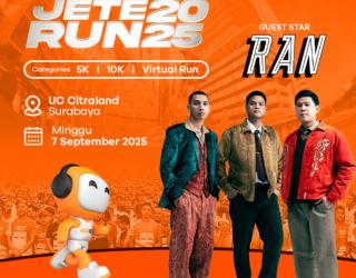 Imbas Demo di Surabaya, Event  JETE RUN 2025 Resmi di Tunda