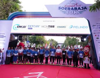 Peserta Bank Jatim JConnect Run Soerabaja 10K Tembus 3.000 Pelari