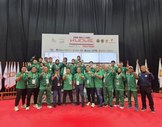 Atlit Ju-Jitsu Jatim  Raih Target Juara Umum PON Bela Diri Kudus 2025