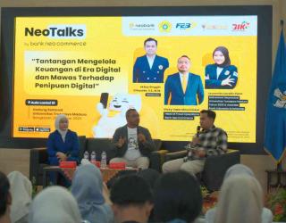 Bank Neo Commerce Edukasi Mahasiswa UTM soal Literasi Keuangan di Era Digital