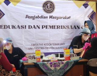 Tingkatkan Kesehatan Gigi, FKG Universitas Ciputra Surabaya Gelar Screening Gigi Gratis