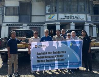 SGN Salurkan Bantuan Logistik Bagi Warga Terdampak Banjir Sumatera