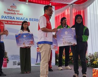 Pertamina Patra Niaga Berbagi untuk Ojol di Surabaya
