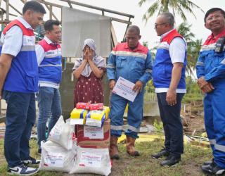 Dirut PGN Salurkan Langsung Bantuan Bencana Aceh dan Sumatera Utara