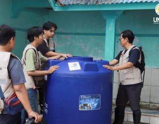 Unair Dirikan Instalasi Filter Air di Wilayah Terdampak Kab. Agam