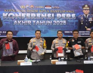 Polresta Banyuwangi Rampungkan 1.281 Perkara Sepanjang 2025