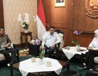SGN, Dirjenbun & Gubernur Khofifah Bahas Percepatan Program Bongkar Ratun Tanaman Tebu