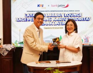 Perkuat Layanan Prioritas, Bank Jatim Jalin Kerja Sama dengan KAI Wisata