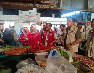 Jelang Ramadan, Satgas Polda Jatim Sidak Pasar Pucang Surabaya
