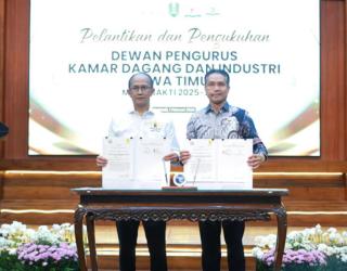 PLN UID Jatim–KADIN Jatim Teken MoU, Perkuat Ekosistem Energi dan Dunia Usaha Daerah