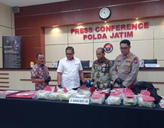 Narkotika Asal  Malaysia Beredar di Pulau Jawa
