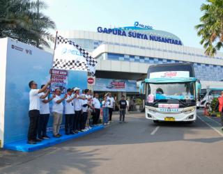 Pelindo Petikemas Lepas 4.000 Pemudik Menggunakan Bus ke Berbagai Tujuan