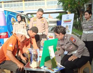 Ditlantas Ajak Kru Bis Tertib Lalin Selama Mudik Lebaran