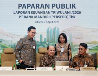 Kuartal I 2026, Laba Bersih Bank Mandiri Tembus Rp15,4 Triliun
