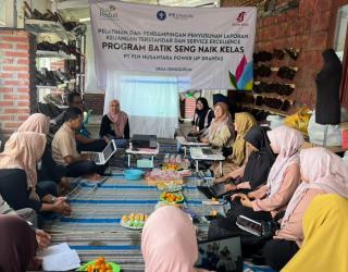 PLN NP UP Brantas Gandeng IPB Dampingi Batik Seng Perkuat Tata Kelola Keuangan
