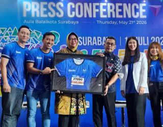 Event Lari di Surabaya Crystalin RunXperience 2026 Dorong Sport Tourism