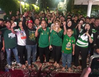 Nobar Piala Dunia, Moment Silaturahmi Bersama  Bonek