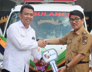 SGN Salurkan Bantuan Ambulance untuk Puskesmas Mider Lampung Utara
