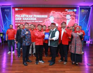 DPD dan DPC SP PLN UID Jawa Timur Dilantik, Siap Kawal Keandalan Listrik Nasional