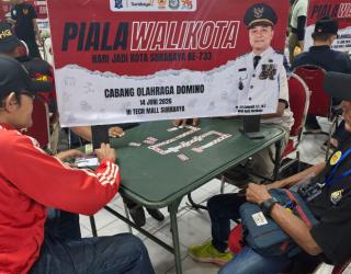 Lebih dari 500 Peserta Ramaikan Turnamen Domino Piala Wali Kota Surabaya 2026 