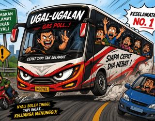 Menghitung Langkah Menuju Hard Break: Ketika Bis Kota Ugal-ugalan di Tikungan Transisi