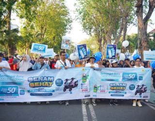 PLN UID Jawa Timur Sosialisasikan Diskon Tambah Daya 50 Persen di Darmo Free Day