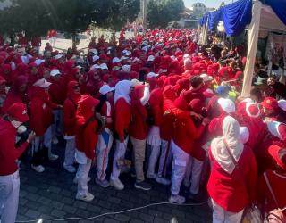Senam Tahes Komes II Digelar di Malang, Kolaborasi Antar Generasi dan Edukasi Gizi Sehat