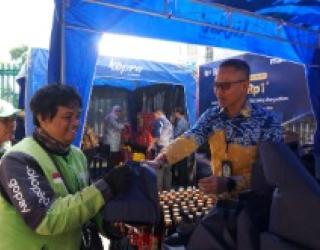 Sambut HUT RI ke 81 Dan Perkuat Semangat Gotong Royong. Bank Mandiri Region VIII / Jawa 3 Hadirkan Livin' Berbagi Rp1