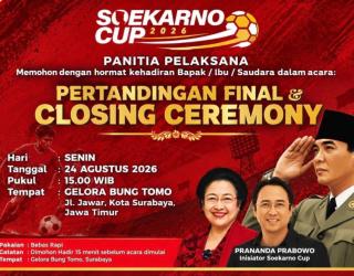 Meretas Asa Talenta Muda Sepakbola Melalui Soekarno Cup 2026