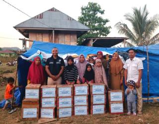PDS Salurkan Bantuan Masyarakat Flores Pascagempa NTT