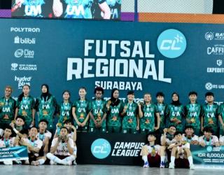 UNESA Juara Futsal Putra Campus League 2026 Regional Surabaya, UM Kampiun Putri