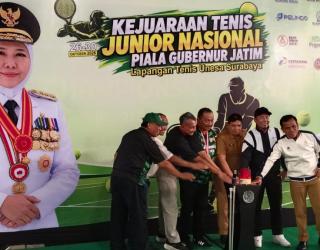 272 Atlet dari 27 Provinsi Bersaing di Kejurnas Tenis Junior Piala Gubernur Jatim 2026