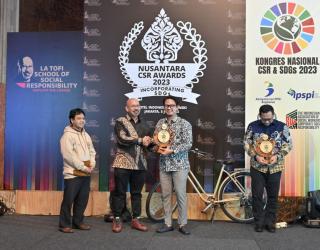 PLN Raih Predikat Platinum SDG's di Nusantara CSR Awards 2023