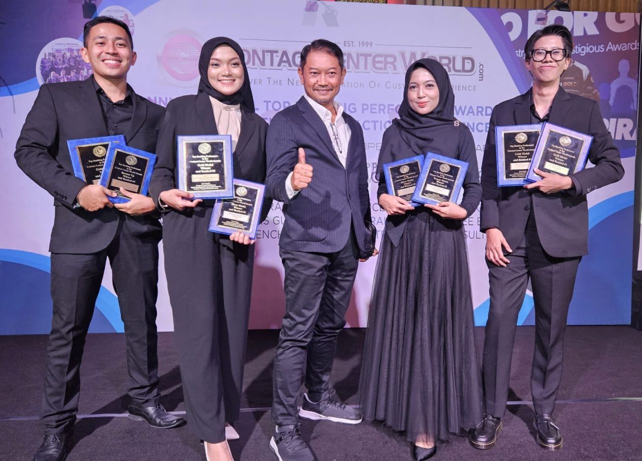 Contact Center  (CC) PT PLN (Persero) 123 berhasil meraih 8 penghargaan pada ajang Global Contact Center World Awards (GCCWA) 2023 tingkat Asia Pasifik. (PLN for Jatimkini.com)