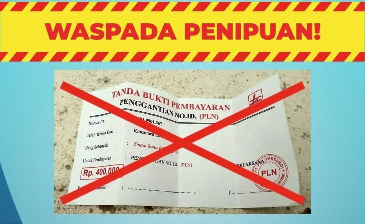 PT PLN (Persero) mengimbau masyarakat untuk waspada terhadap segala bentuk penipuan mengatasnamakan PLN. (PLN for Jatimkini.com)