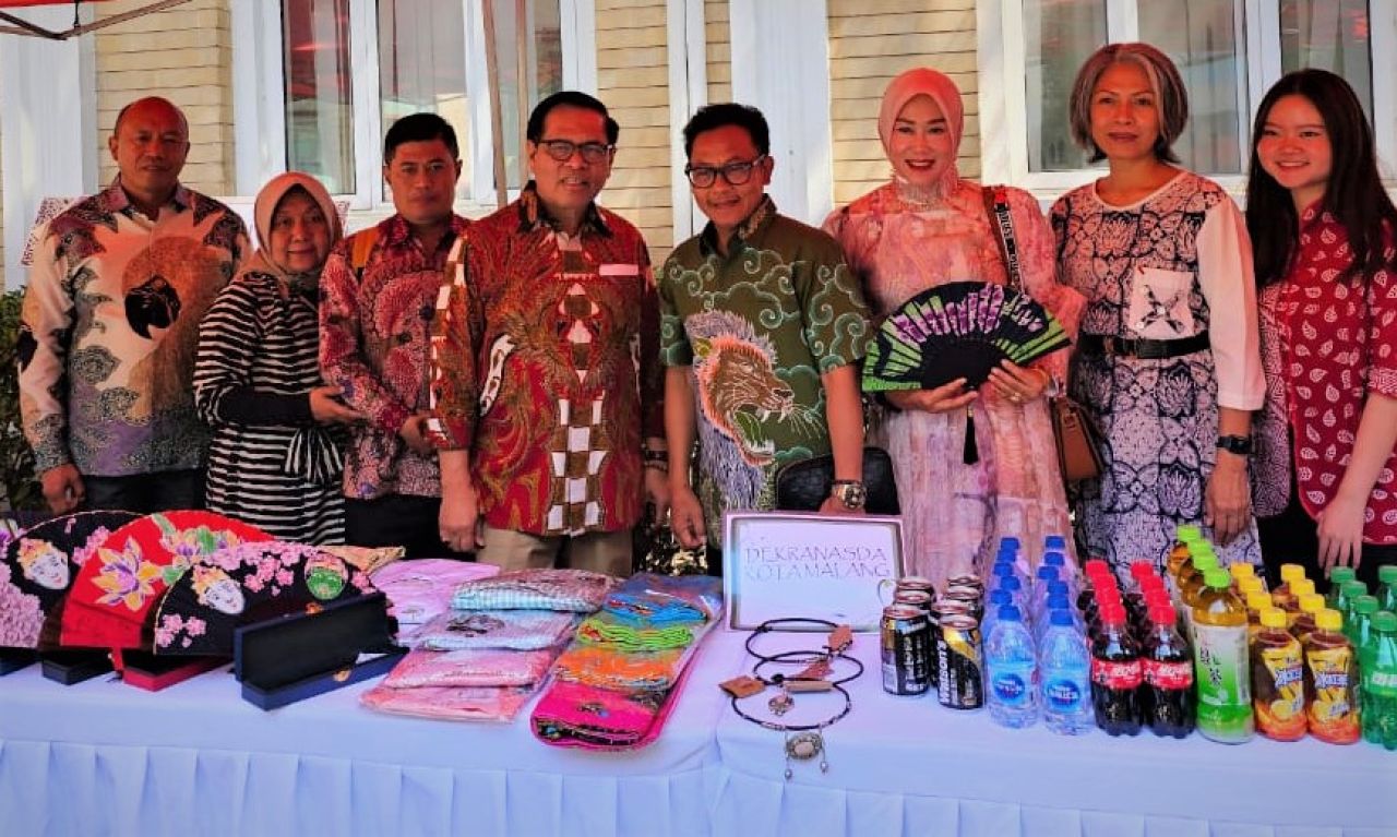 Wali Kota Malang Sutiaji (tengah) saat kunjungan kerja ke Tiongkok pada Juni lalu.