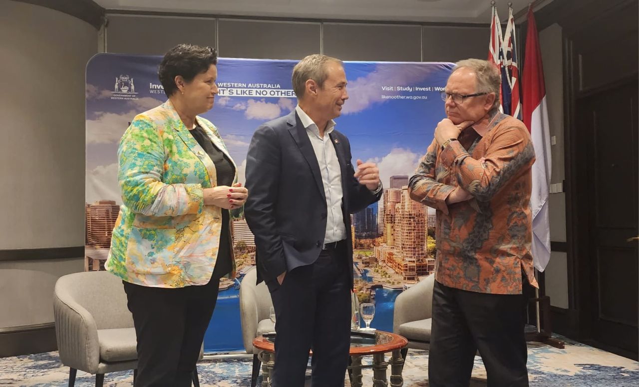 Pemerintah Western Australia (Australia Barat) melakukan lawatan ke Surabaya sebagai bagian dari misi besar ‘Indonesia Connect Roadshow 2023’ ( Foto : Jatimkini.com / Alvian Yoananta )