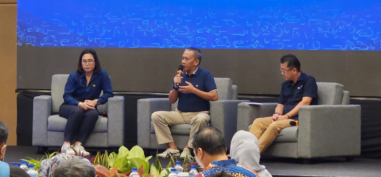 Astra Financial menggelar lomba Jurnalistik katagori artikel dan foto di ajang pameran otomotif GIIAS Surabaya 2023. ( Foto : Jatimkini.com / Alvian Yoananta )