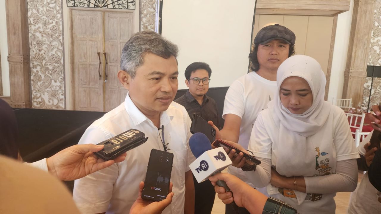 Kepala BI Jatim, Doddy Zulverdi meyakini,  kondisi perekonomian wilayah Jatim masih stabil dengan adanya Nataru dan tahun politik 2024 ( Foto : Jatimkini.com / Alvian Yoananta )