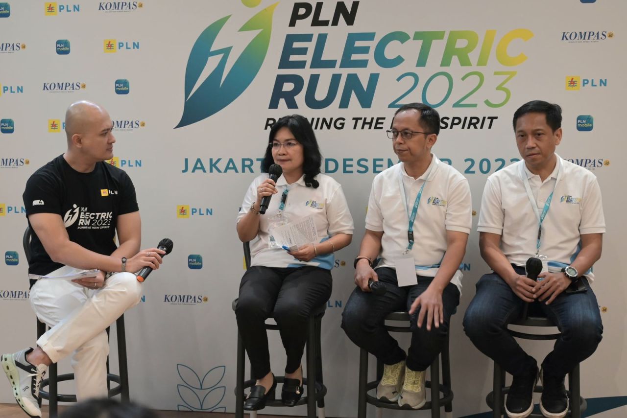 PT PLN (Persero) menggelar PLN Electric Run 2023 di Scientia Square Park, Gading, Serpong, Tangerang. (Foto: PLN for Jatim kini.com)