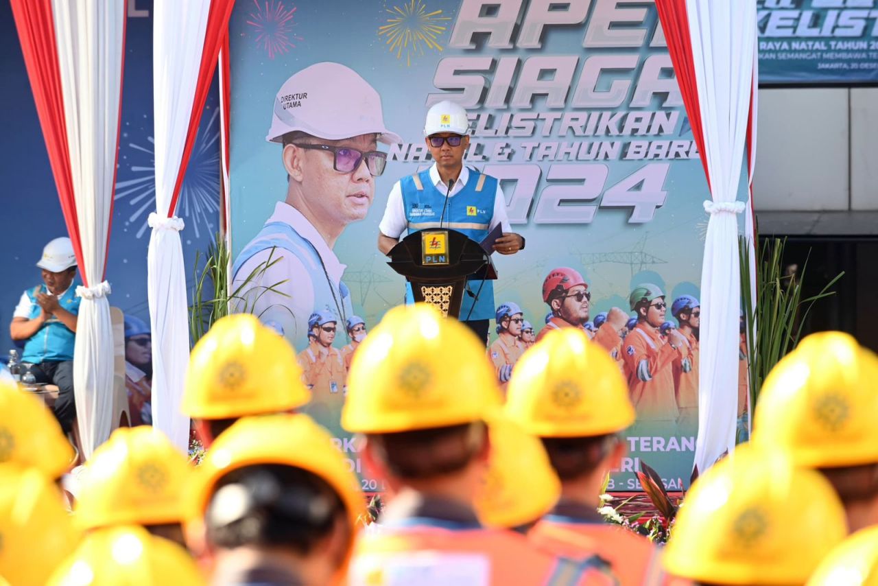 PT PLN (Persero) menggelar Apel Siaga Kelistrikan Natal 2023 dan Tahun Baru (Nataru) 2024 secara nasional, pada Rabu (20/12). (Foto: PLN for Jatimkini.com)