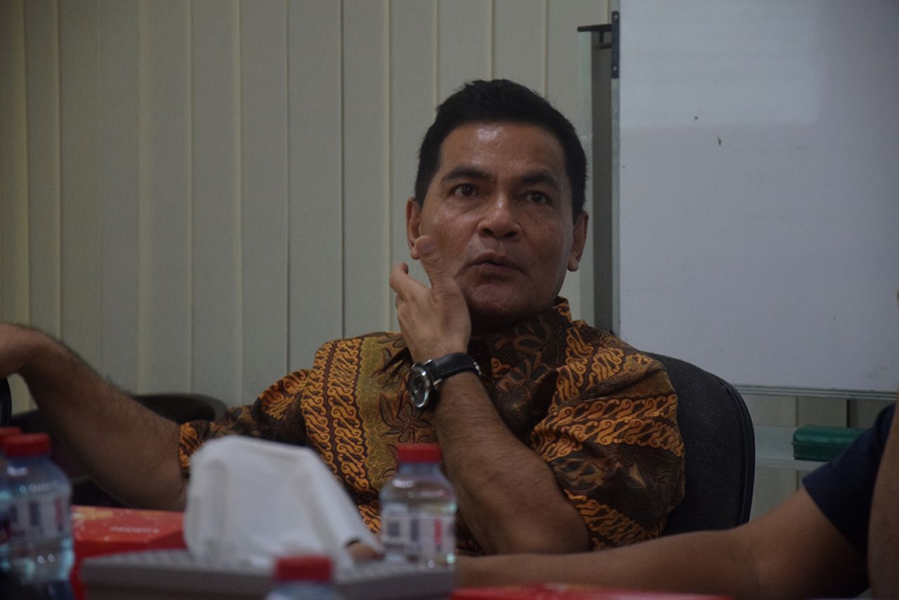 Wakil Ketua Bidang Organisasi DPP Apindo Jatim, Johnson Simanjuntak. (foto: Rochman Arief/Jatimkini.com)