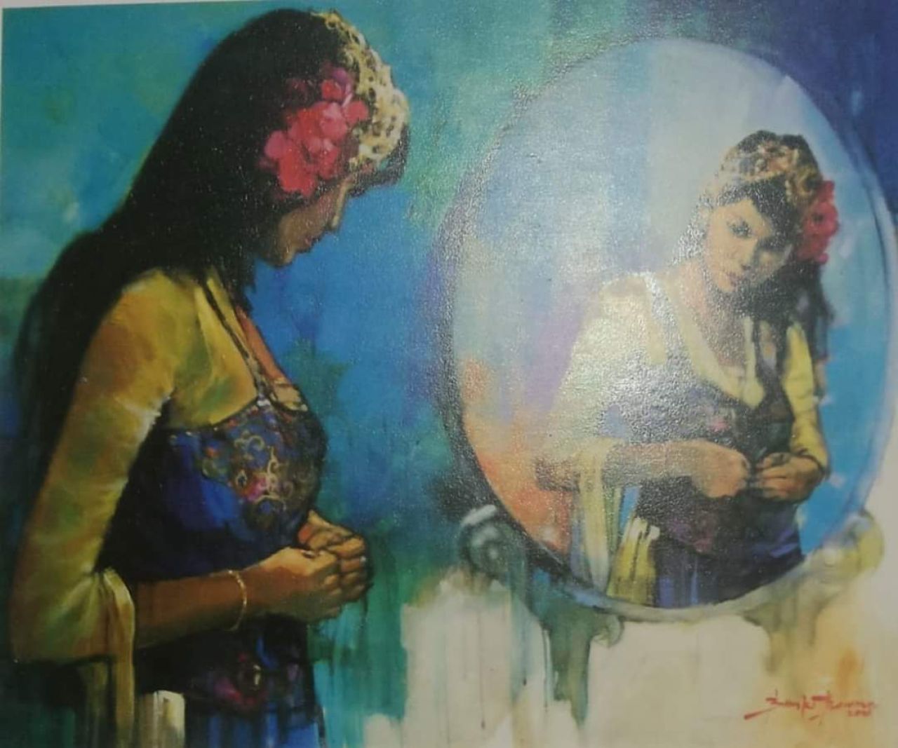 Lukisan karya Guf Tawakal