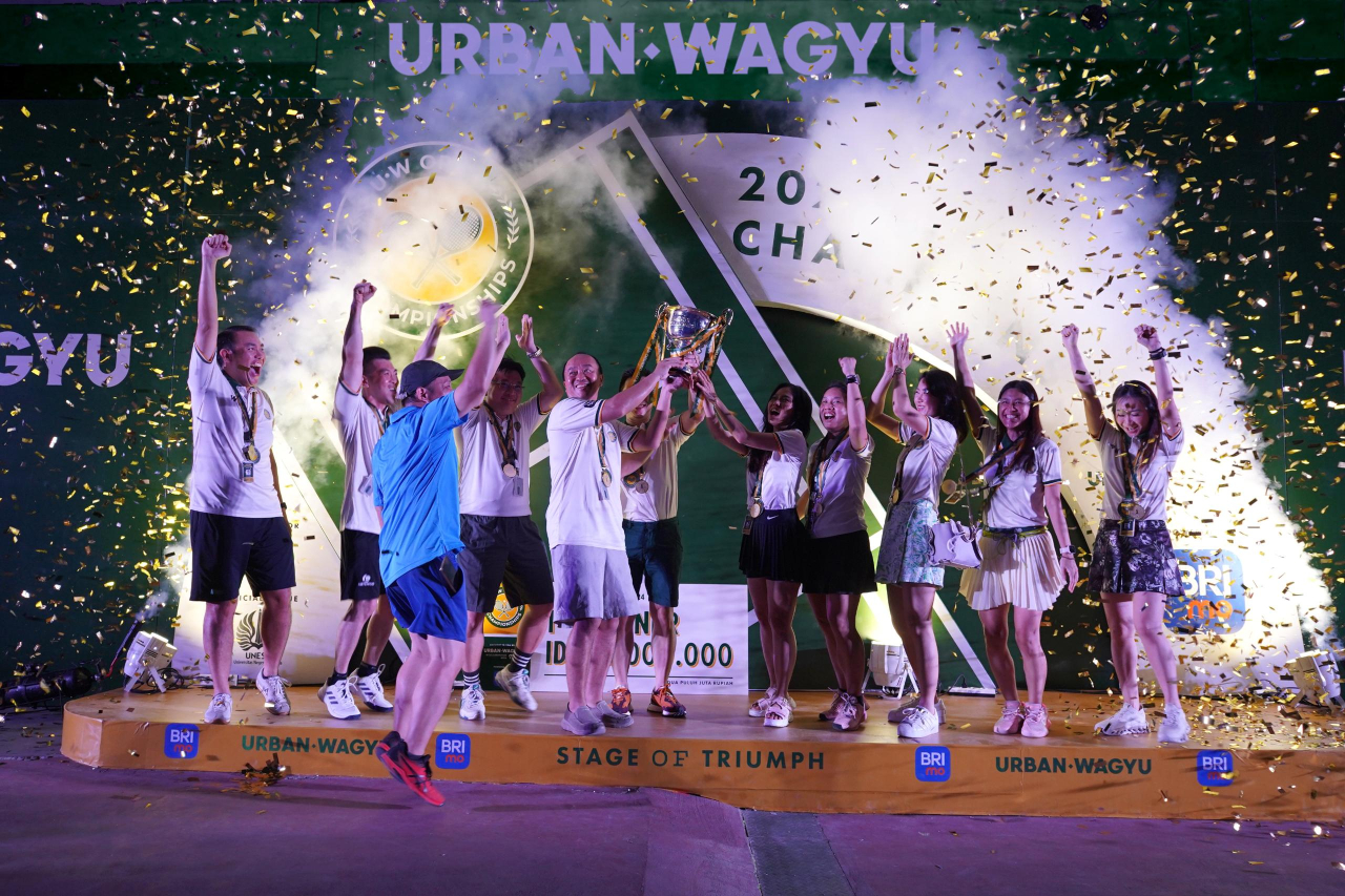 Turnamen Tenis U.W Open Championships 2024 yang mendapat sponsorship BRI Surabaya. Foto : BRI for Jatimkini